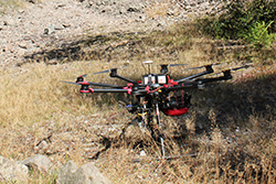LiDAR Drone HEXA S900 before take off